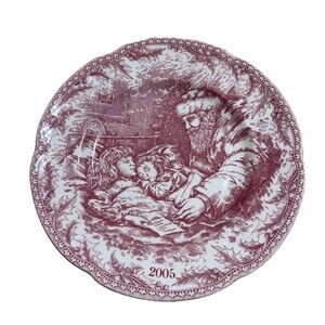 Noble Excellence Twas The Night Before Christmas 2005 Collector Plate 10 5/8”